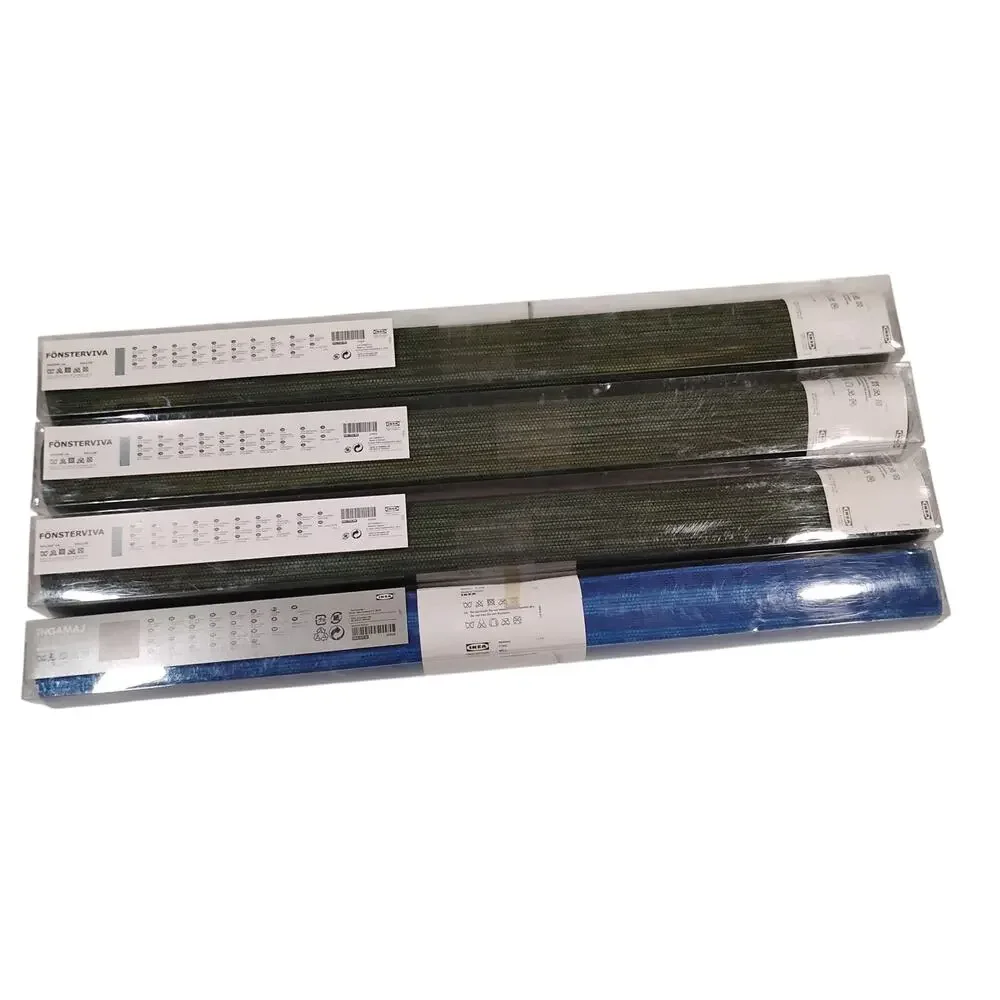 IKEA FONSTERVIVA INGAMAJ Panel Curtain Blind Green blue  24x118